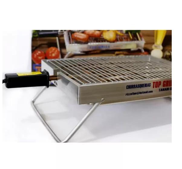 Churrasqueira Elétrica Aluminio Top Grill 1 - TopGrill Imagem de Churrasqueira Elétrica Aluminio Top Grill 1