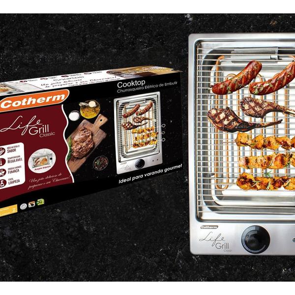 Imagem de Churrasqueira Elétrica de Embutir Life Grill Cooktop 220v Cotherm