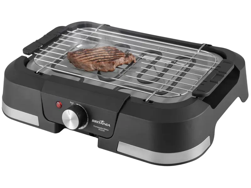 Churrasqueira Elétrica De mesa Britânia 1500W de potência BCQ10A Churrasqueira Elétrica De mesa Britânia 1500W de potência BCQ10A