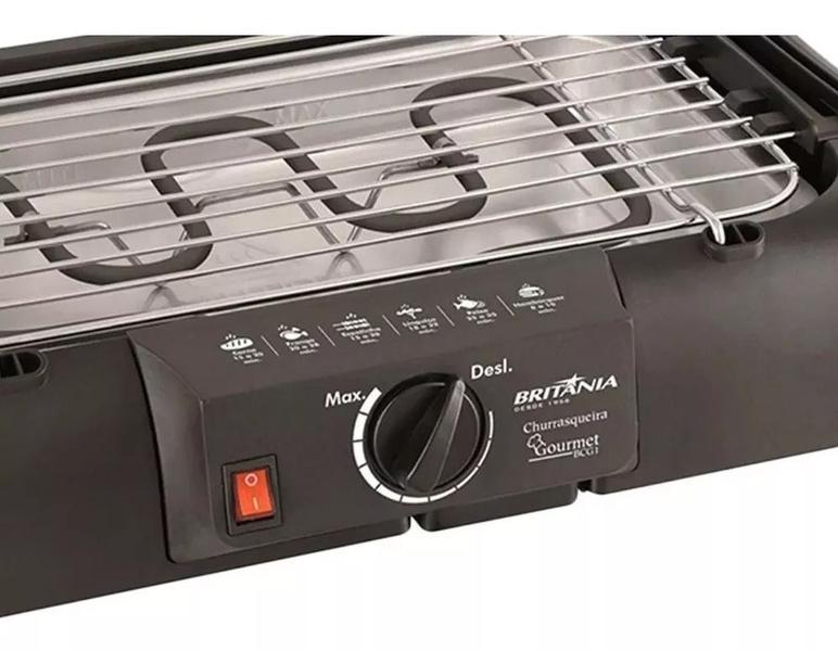 Imagem de Churrasqueira Elétrica Gourmet Britânia BCG1 1200W 110v