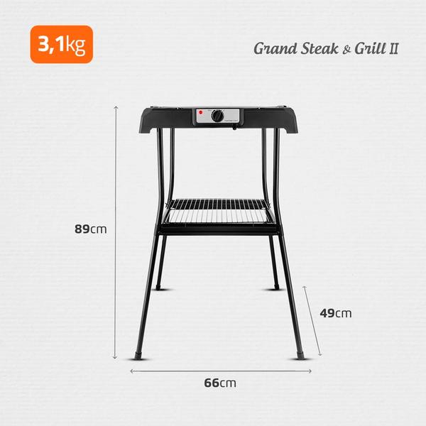 Imagem de Churrasqueira Elétrica Grand Steak/Grill CH06 2000W 127V