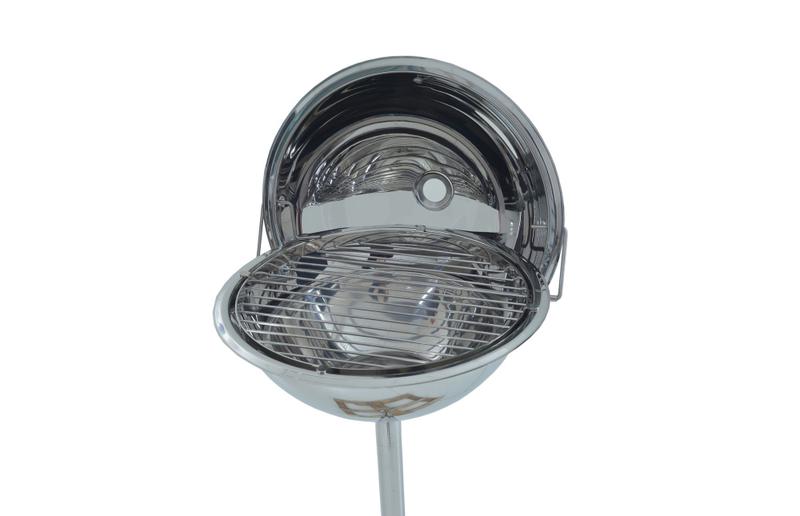 Churrasqueira para Barco Inox Redonda Pedestal Reto 1.1/4 pol - TECNAUTIKA Imagem de Churrasqueira para Barco Inox Redonda Pedestal Reto 1.1/4 pol