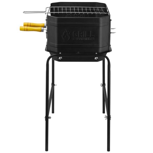 Imagem de Churrasqueira Portátil A Carvão Móvel Aço Carbono Grill Machine Pro Tork 