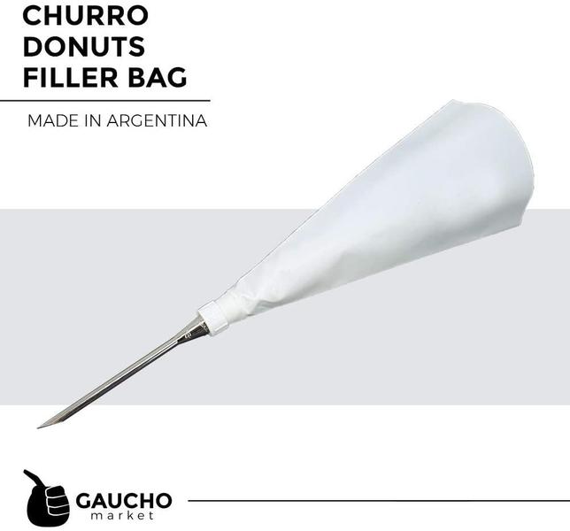 Imagem de Churro Donut Filler Bag com agulha grande.