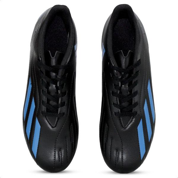 Imagem de Chuteira Adidas Campo Deportivo II Preta e Azul - Masculino