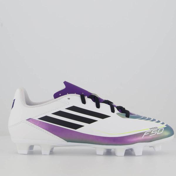 Imagem de Chuteira Adidas F50 Club Messi FxG Campo Branca