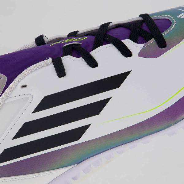 Imagem de Chuteira Adidas F50 Club Messi TF Society Branca