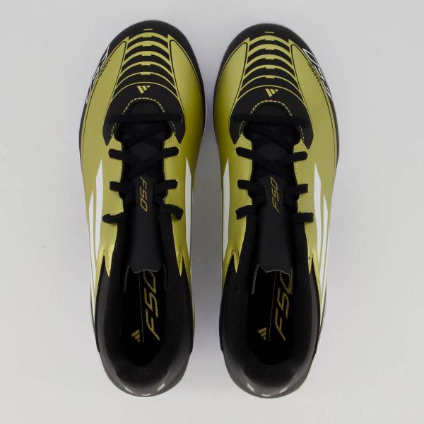 Imagem de Chuteira Adidas F50 Club Messi TF Society Dourada