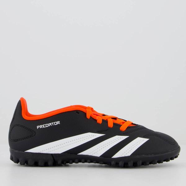 Imagem de Chuteira Adidas Predator 24 Club Low Society Juvenil Preta e Vermelha