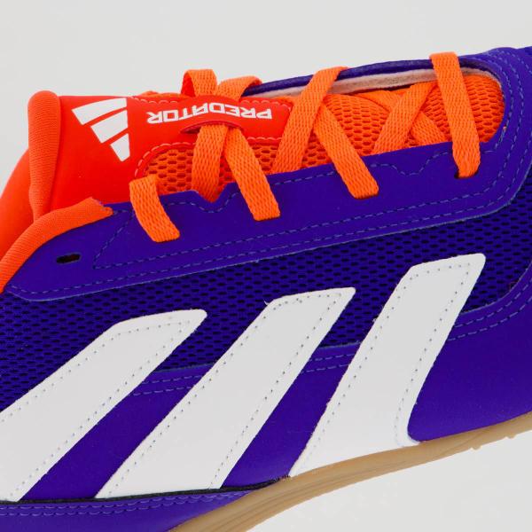 Imagem de Chuteira Adidas Predator Club IN Futsal Azul e Branca