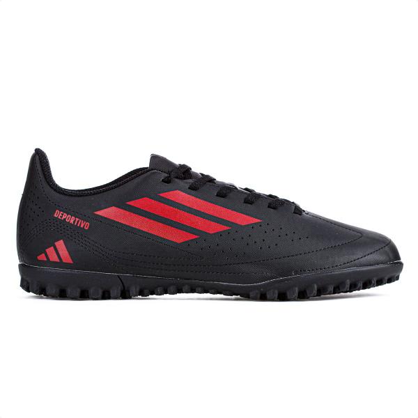 Imagem de Chuteira Adidas Society Deportivo III Preto Vermelho e Preto - Masculino