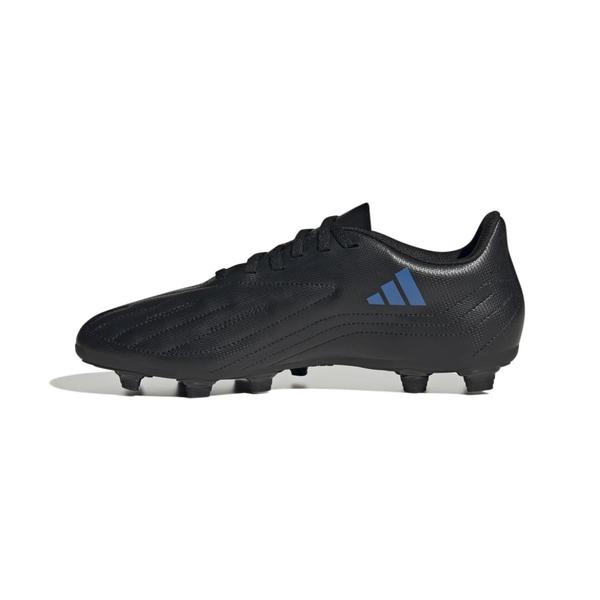 Imagem de Chuteira Campo Adidas Deportivo II Flexible Ground Cor: Preto E Azul - Tamanho: 42