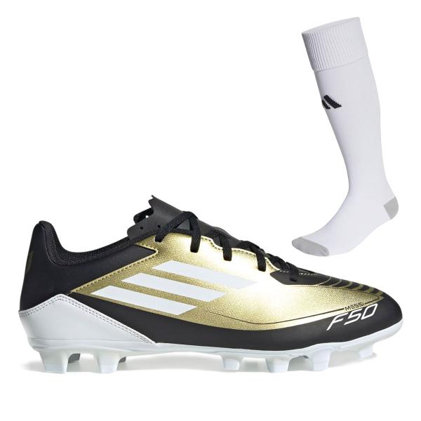 Imagem de Chuteira Campo Adidas F50 Club Messi+Meião Adidas Milano 23 Futebol