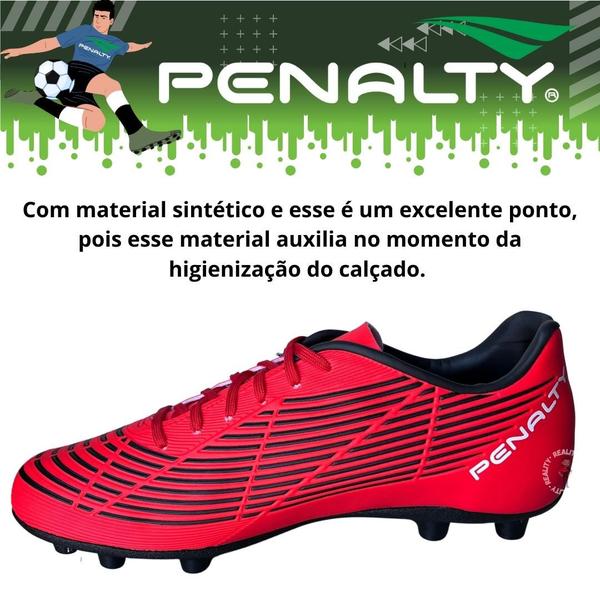 Imagem de Chuteira Campo Penalty Líder Y-3 Lançamento Tênis Masculina de Futebol Trava Fixa Alta Costurada 214248