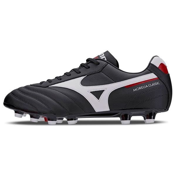 Imagem de Chuteira de Campo Mizuno Morelia Classic MD - Masculino - Preto-Branco