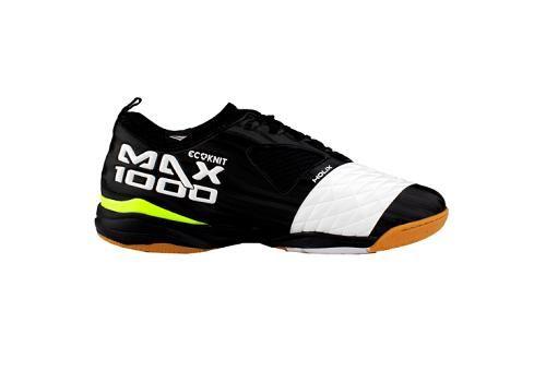 Imagem de Chuteira De Futsal Penalty Max 1000-Preto/Branco/Verde-Tam 42