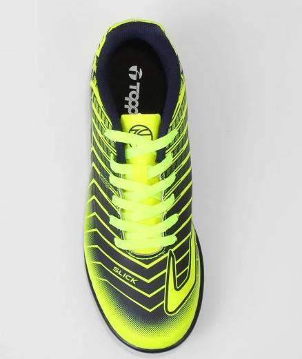 Imagem de Chuteira De Futsal Topper Slick-Amarelo Neon/Marinho-Tam 42