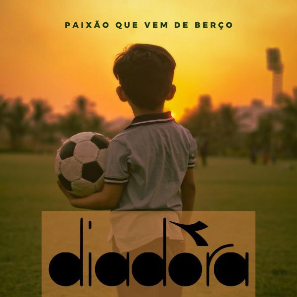 Imagem de Chuteira Diadora Jogo Society Infantil Menino Amarelo Neon