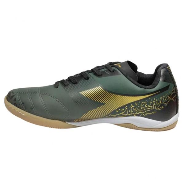 Imagem de Chuteira Diadora Nazionale Futsal Masculino - Verde e Preto