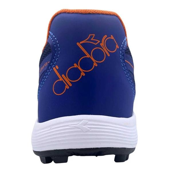 Imagem de Chuteira Diadora Vittoria Society Masculino - Azul e Laranja