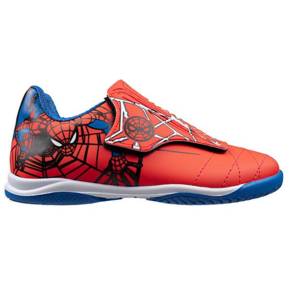 Imagem de Chuteira Dray 4113 Futsal Marvel Homem Aranha Infantil Vermelho