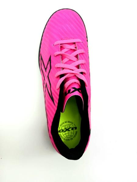 Imagem de Chuteira Futebol De Campo Oxn Fusion Grip 4 PVC Feminino Juvenil/Infantil - Tam 34/36 - Ref 341837107