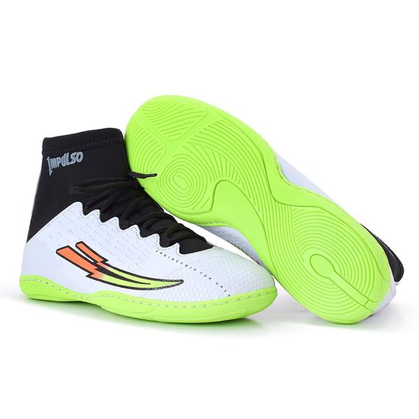 chuteira futsal botinha - impulso Imagem de chuteira futsal botinha