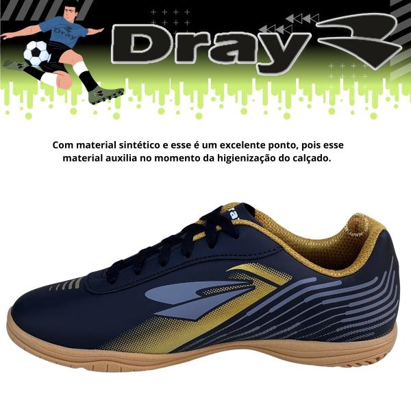 Imagem de Chuteira futsal dray indoor tenis de futbol para quadra de salão lançamento original