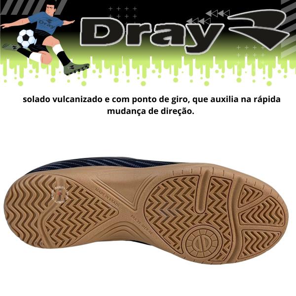 Imagem de Chuteira futsal dray indoor tenis de futbol para quadra de salão lançamento original