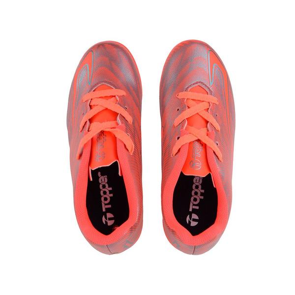 Imagem de Chuteira Futsal Infantil Topper Slick IV Coral - TP041