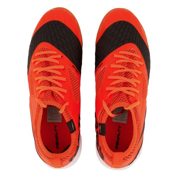 Imagem de Chuteira Futsal Masculina Penalty Max 1000 Ecoknit Laranja