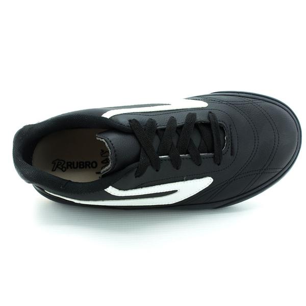 Imagem de Chuteira Futsal Masculino Rubro 48546 - Preto e Branco