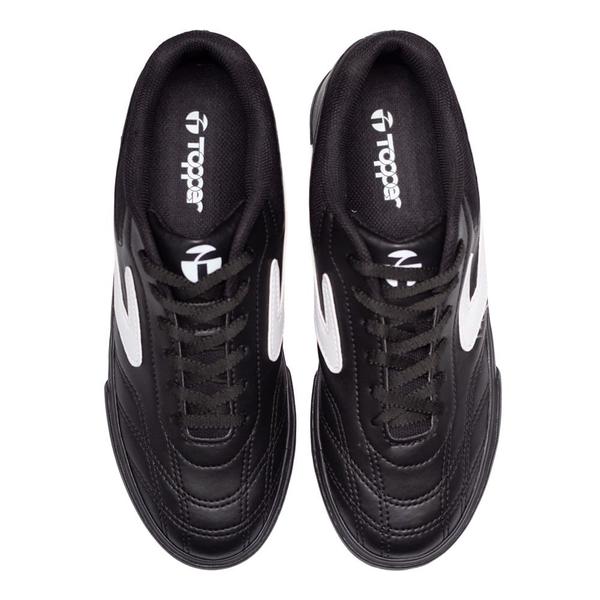 Imagem de Chuteira Futsal Masculino Topper Dominator 3 In Preto/Branco