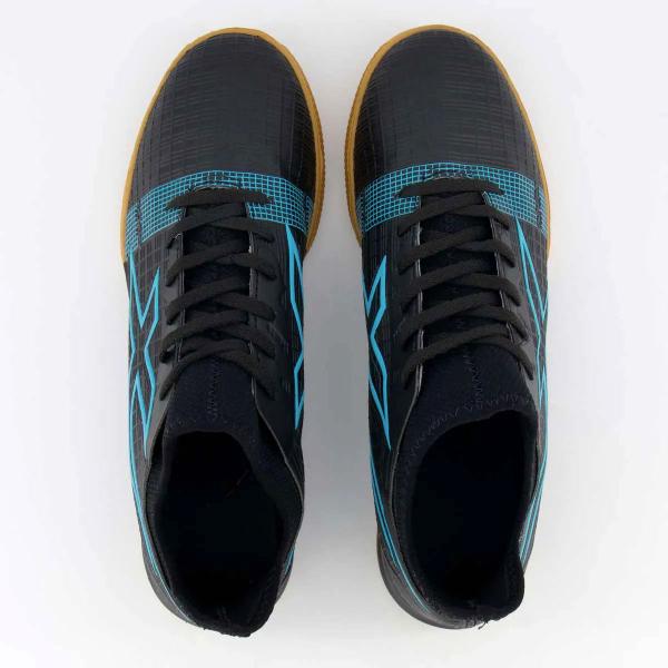 Imagem de Chuteira Futsal Oxn Velox 4 Neo Masculina - Preto e Azul