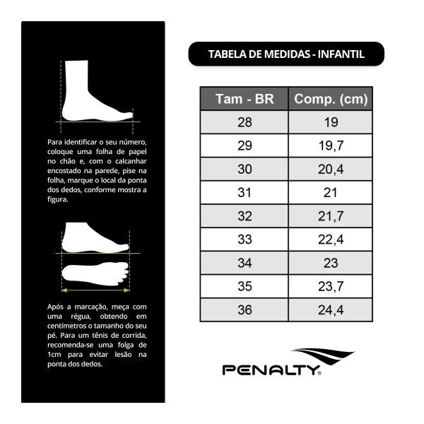 Imagem de Chuteira Futsal Penalty Fúria Kids Y-3