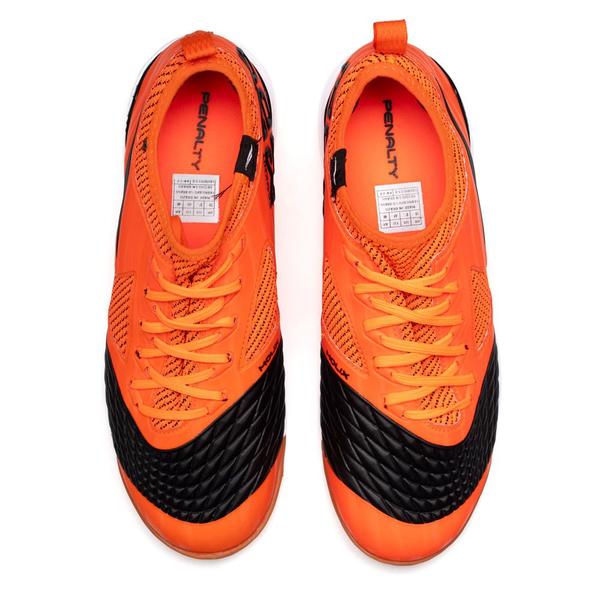 Imagem de Chuteira Futsal Penalty Max 1000 Ecoknit Laranja