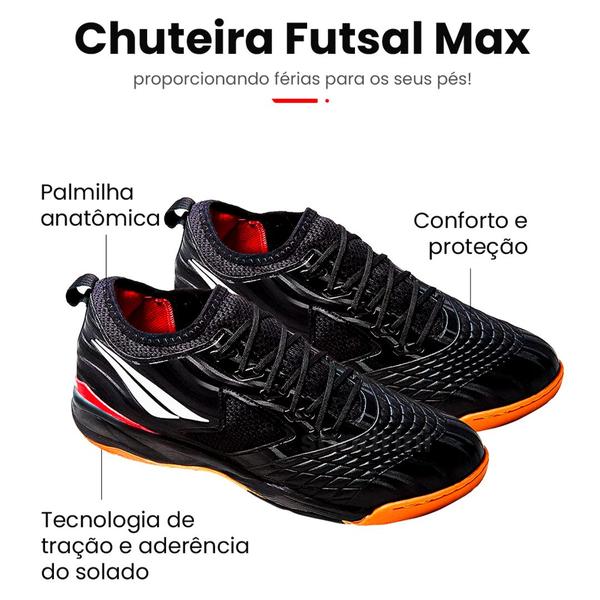 Imagem de Chuteira Futsal Penalty Max 1000 Ecoknit Original