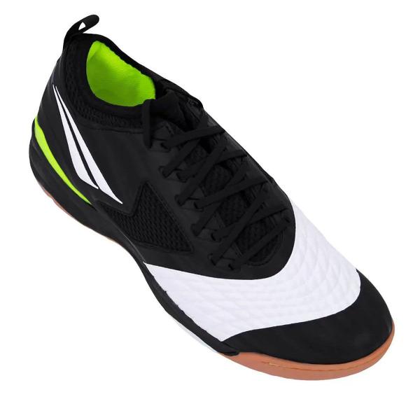 Imagem de Chuteira Futsal Penalty Max 1000 Ecoknit - Preto e Amarelo