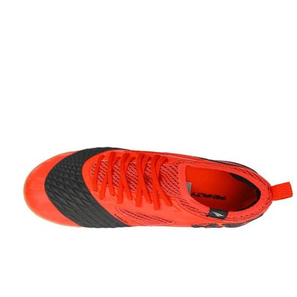 Imagem de Chuteira Futsal Penalty Max 1000 Ecoknit - Vermelho/Preto/Branco