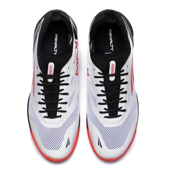 Imagem de Chuteira Futsal Penalty Max 500 Locker Y-3 Branco/vermelho