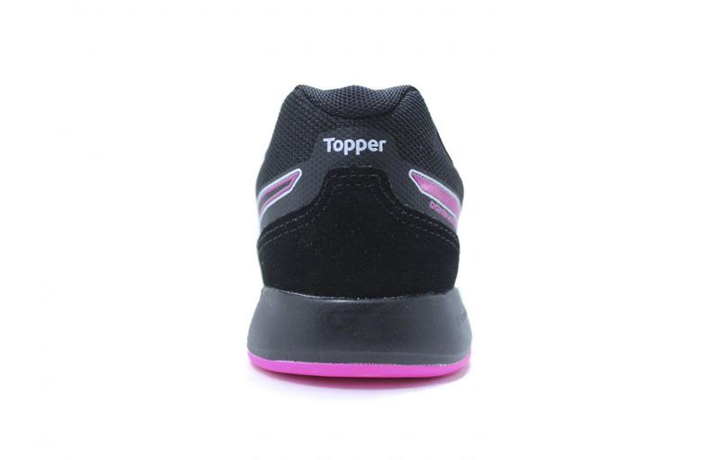 Chuteira futsal Topper Dominator Pro V - unissex - preto e rosa Imagem de Chuteira futsal Topper Dominator Pro V - unissex - preto e rosa