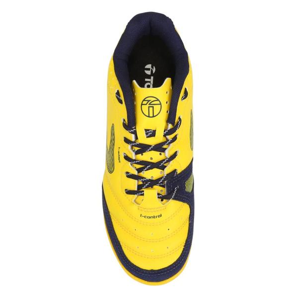 Imagem de Chuteira Futsal Topper Dominator TD IV Amarelo e Azul