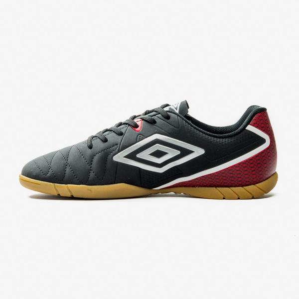 Imagem de Chuteira Futsal Umbro Attak Eternal Cor: Preto E Vermelho - Tamanho: 42