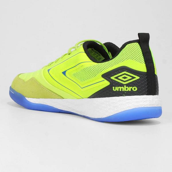 Imagem de Chuteira Futsal Umbro Pro 5 Bump Unissex - Verde Limão+Preto