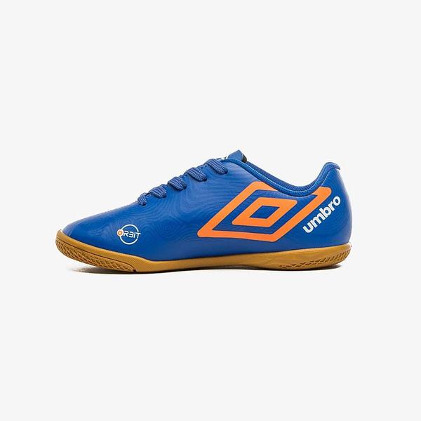 Imagem de Chuteira Indoor Infantil Umbro Orbit U07fb00178-362 Azul Royal