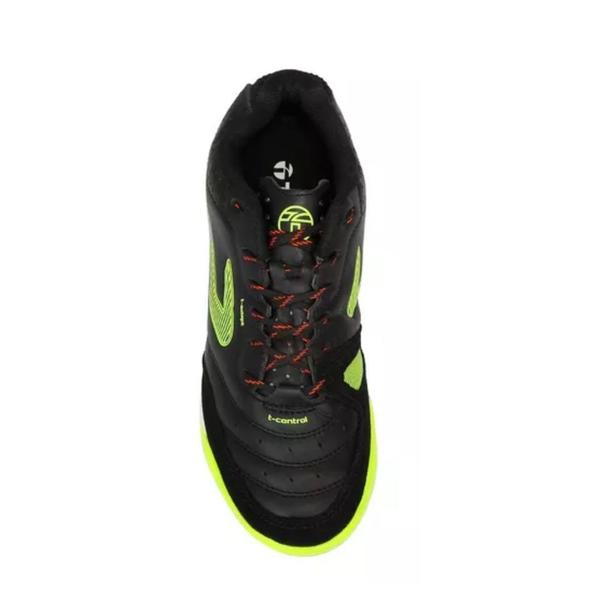 Chuteira Indoor Masculina Indoor Topper Preto E Verde Imagem de Chuteira Indoor Masculina Indoor Topper Preto E Verde