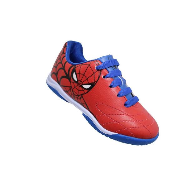 Imagem de Chuteira Infantil Futsal Homem Aranha Marvel