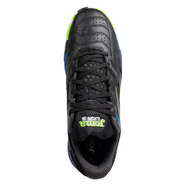 Chuteira Joma Liga 5 Society Preto/Azul Imagem de Chuteira Joma Liga 5 Society Preto/Azul
