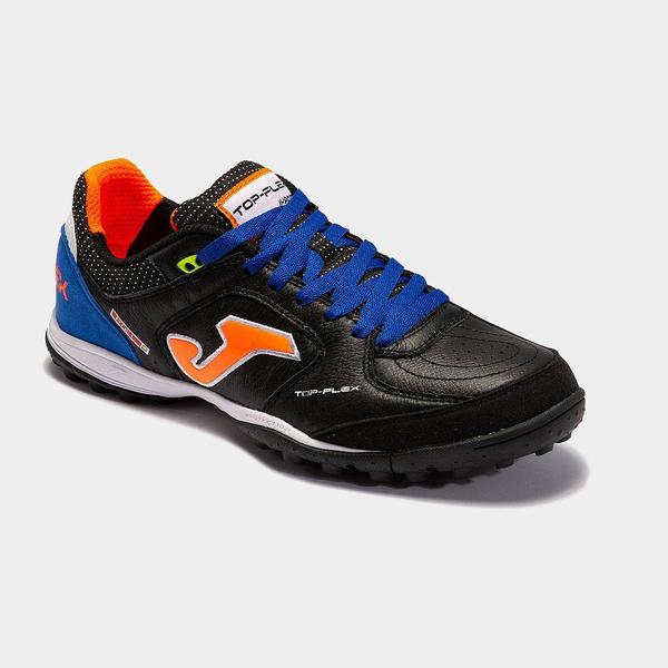 Chuteira joma society top flex preto/azul Imagem de Chuteira joma society top flex preto/azul