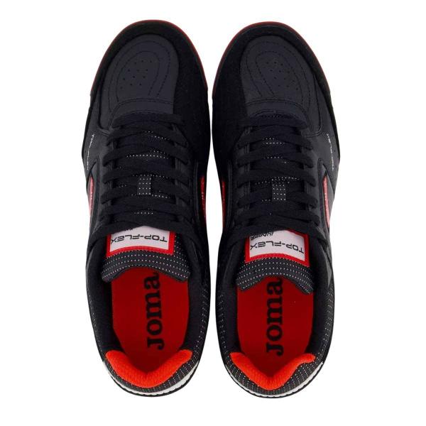 Imagem de Chuteira Joma Top Flex Futsal Preto/Vermelho